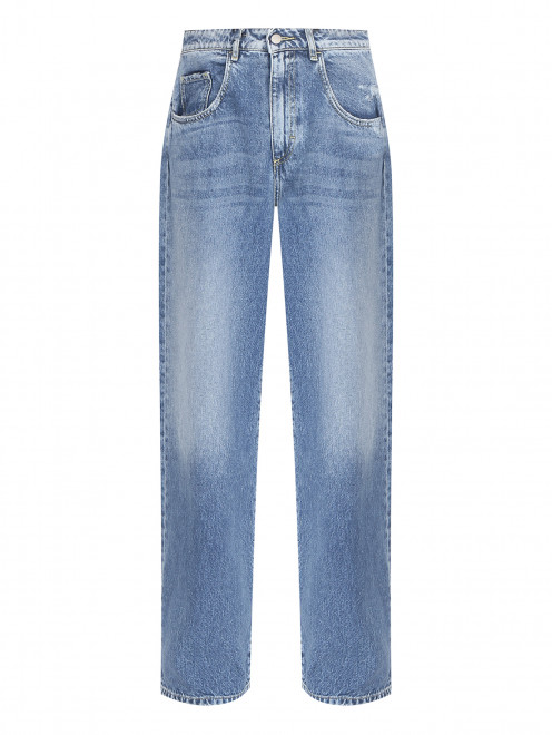 Широкие джинсы с потертостями на карманах Icon Denim La - Общий вид