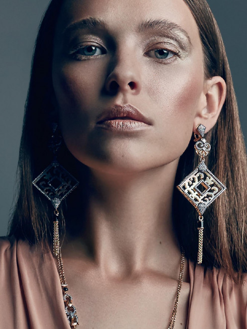 Серьги Orient Express Style Avenue - Обтравка1