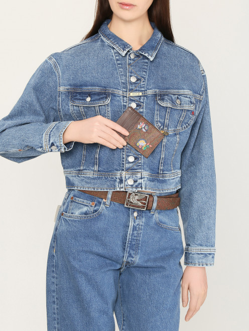 Кошелек с вышивкой Etro - МодельОбщийВид