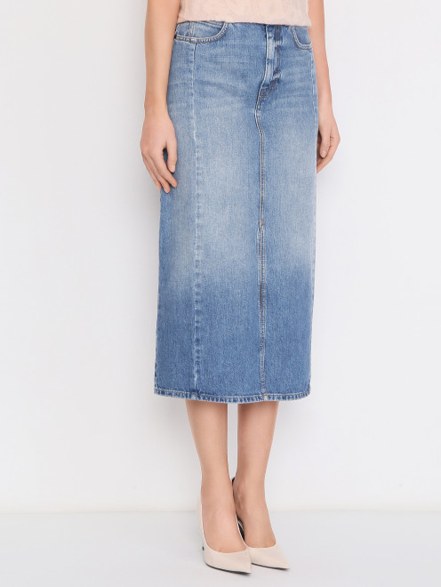 Юбка-макси из денима Weekend Max Mara - МодельВерхНиз