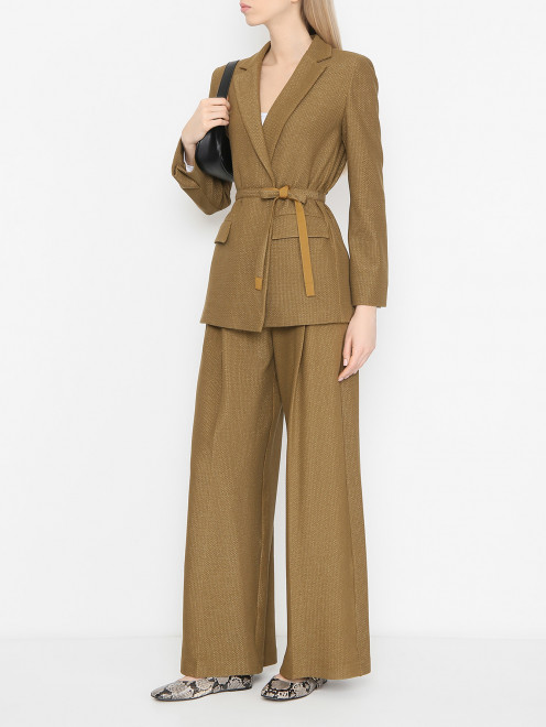 Широкие трикотажные брюки Max Mara - МодельОбщийВид
