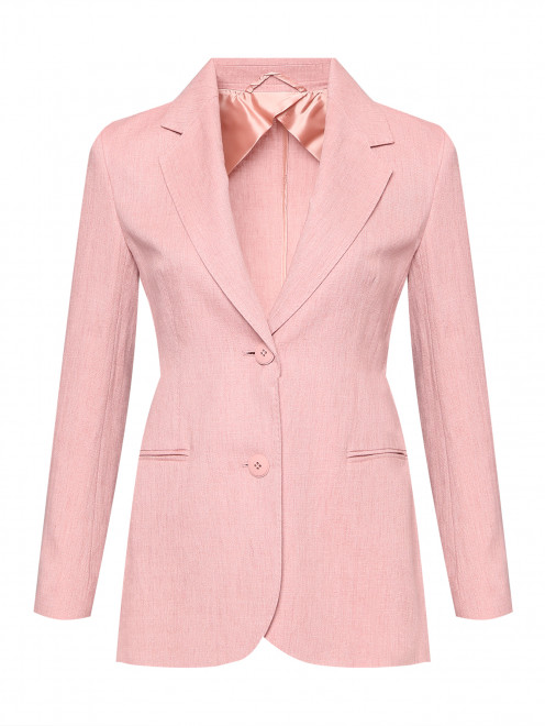 Однотонный жакет из льна Max Mara - Общий вид