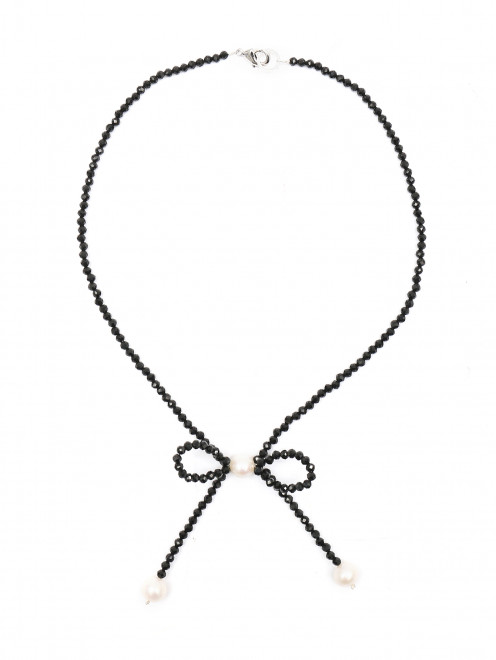 Ожерелье из натурального камня и жемчуга Anna Slavutina - Общий вид