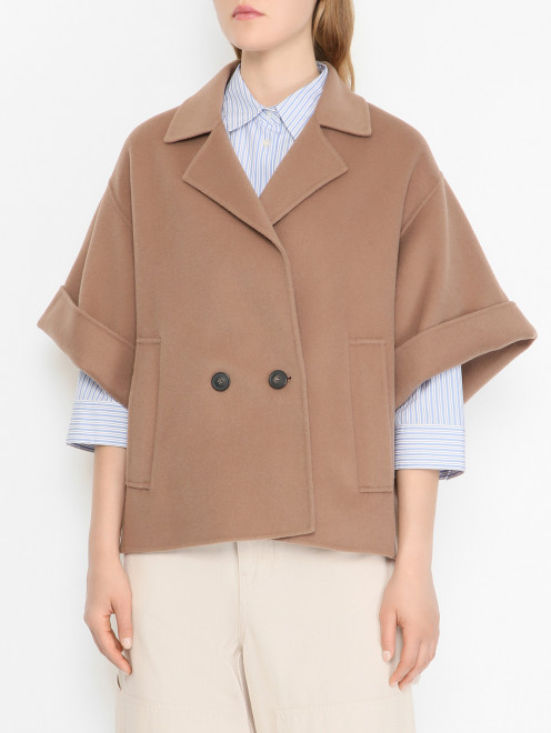 Полупальто из шерсти  Weekend Max Mara - МодельВерхНиз