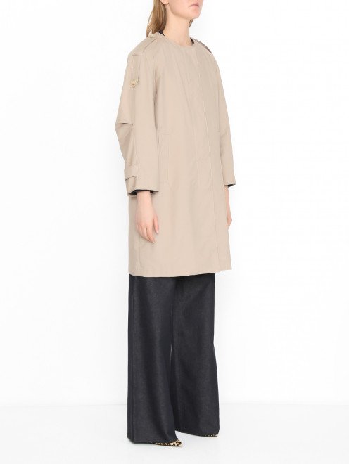 Плащь О-образного силуэта Max Mara - МодельВерхНиз