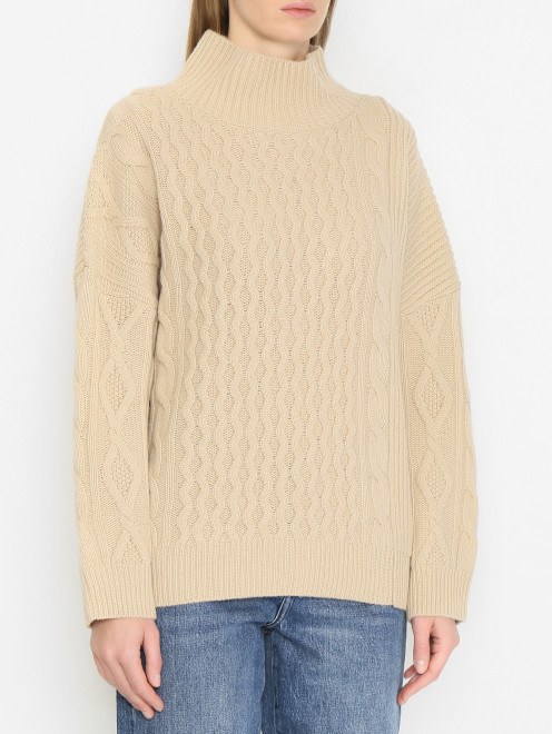 Свитер из шерсти свободного кроя Weekend Max Mara - МодельВерхНиз