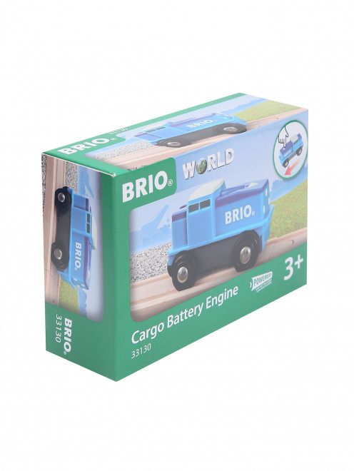 Товарный электровоз на батарейках BRIO - Обтравка1