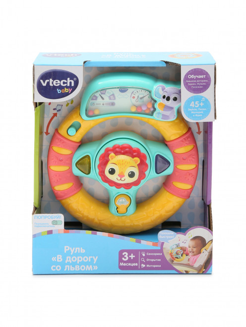 Игровой набор - интерактивный руль "В дорогу со львом" Vtech - Общий вид