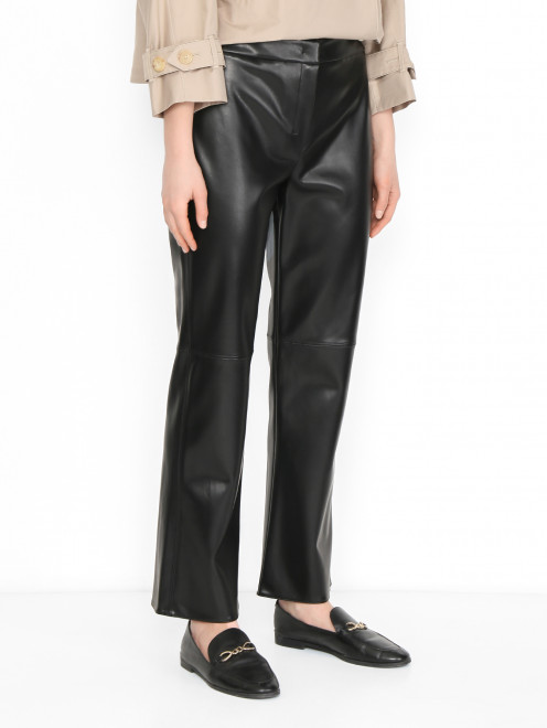 Брюки-кики из экокожи Max Mara - МодельВерхНиз