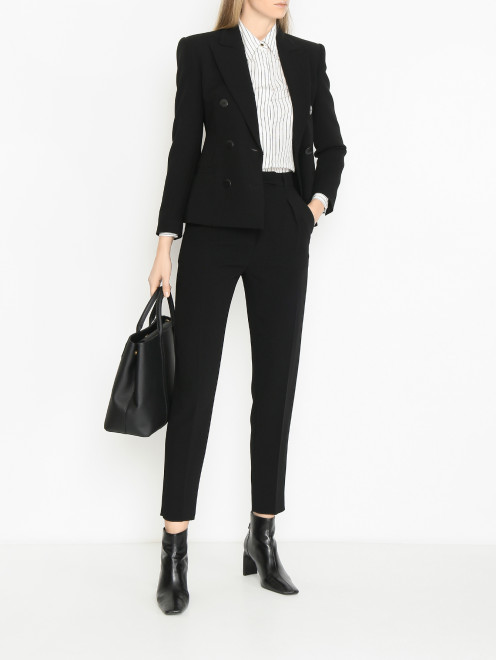 Брюки однотонные со стрелками Max Mara - МодельОбщийВид