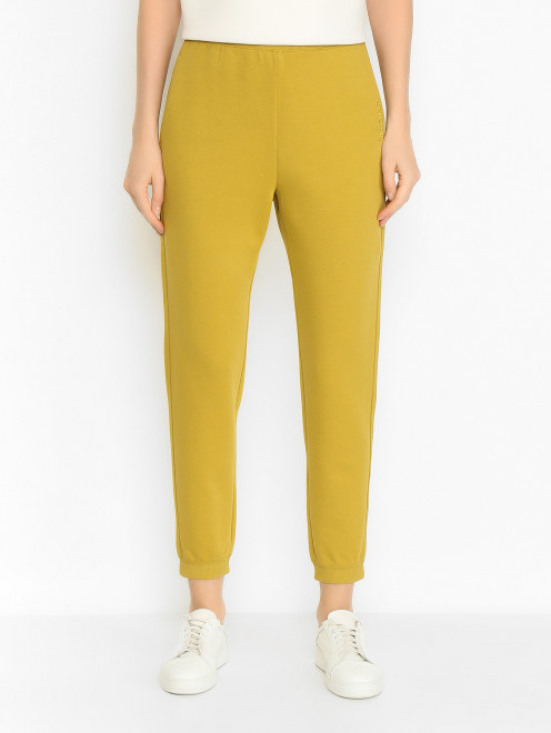 Трикотажные брюки-джоггеры Max Mara - МодельВерхНиз