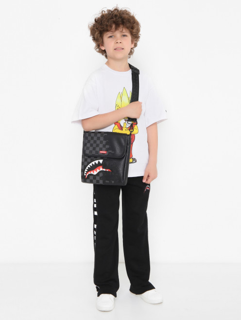 Сумка через плечо с принтом Sprayground - МодельОбщийВид