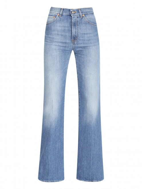 Широкие джинсы с высокой посадкой из хлопка Dondup - Общий вид