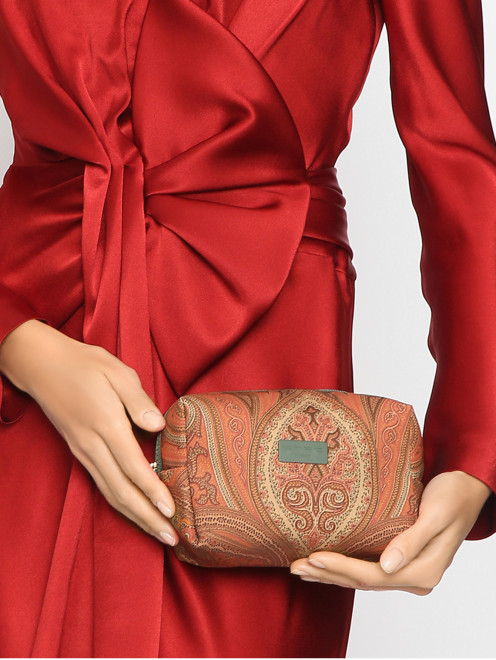 Косметичка на молнии с узором Etro - МодельОбщийВид
