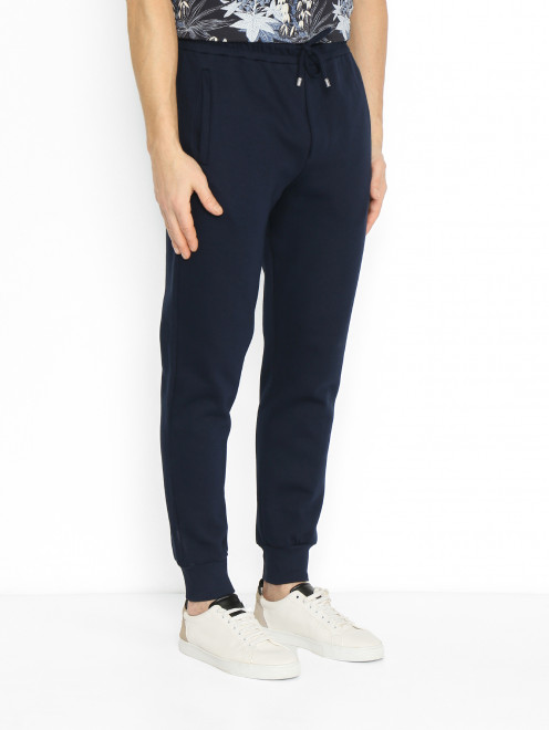 Спортивные брюки из хлопка Etro - МодельВерхНиз