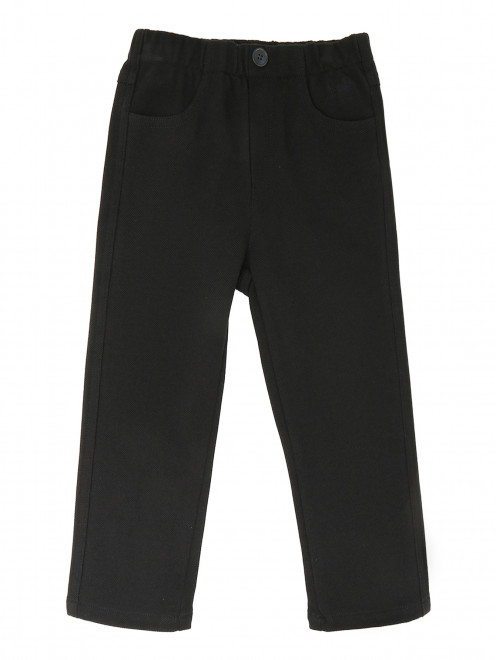 Однотонные брюки прямого кроя Il Gufo - Общий вид