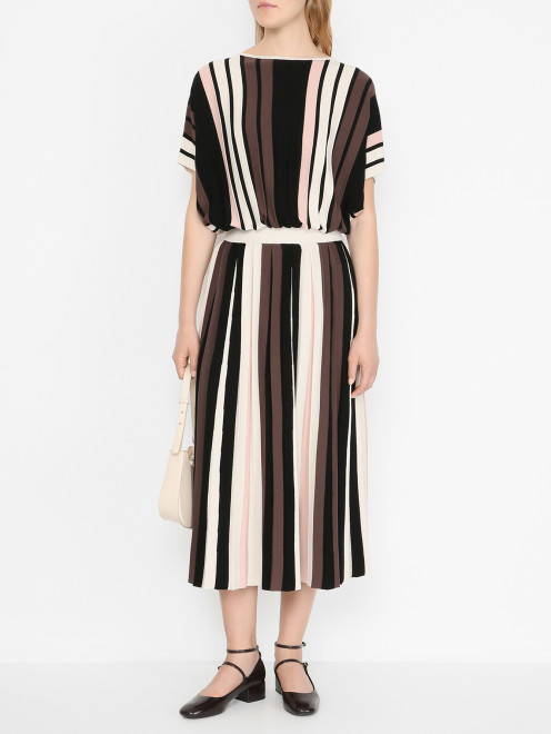 Свободный джемпер в полоску Weekend Max Mara - МодельОбщийВид