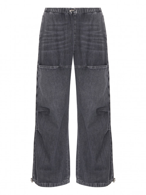 Широкие джинсы на резинке 3x1 - Общий вид