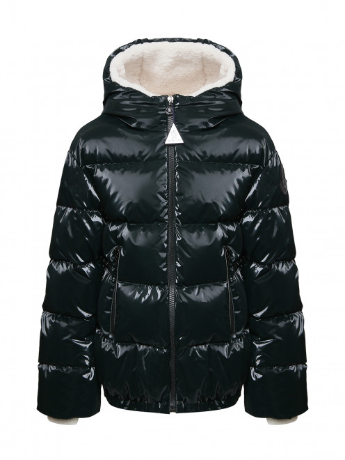 Куртка на молнии с контрастными манжетами Moncler - Общий вид