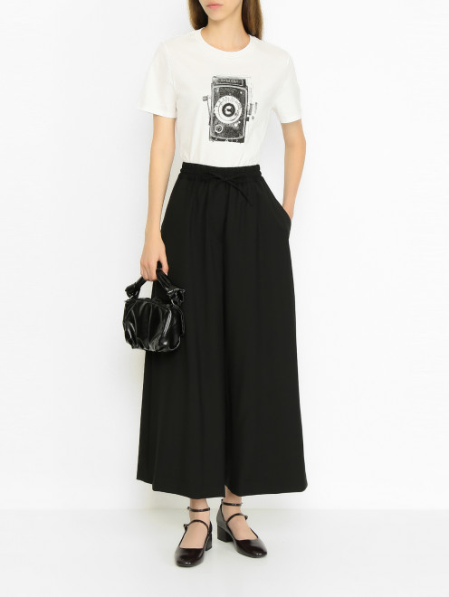 Брюки-юбка на резинке Weekend Max Mara - МодельОбщийВид
