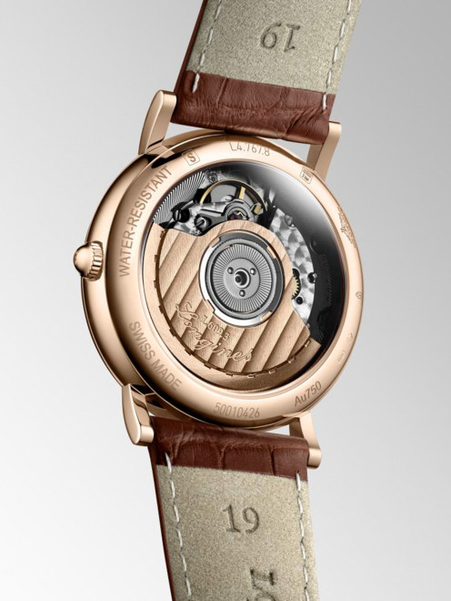 Часы L47678732 с автоподзаводом на ремне из кожи аллигатора Longines - Обтравка1
