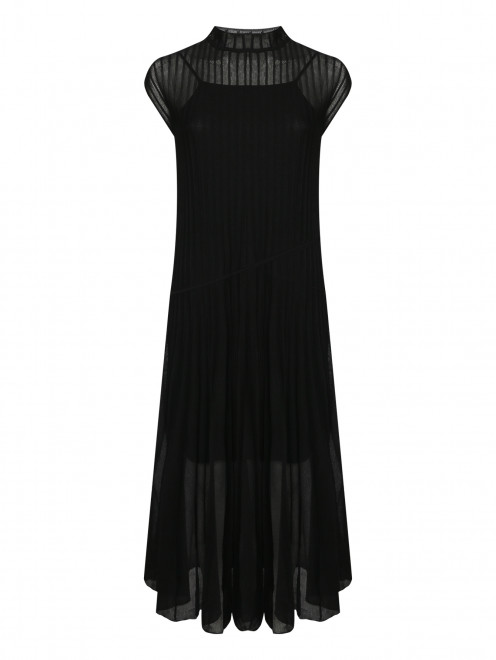 Трикотажное платье в плиссировку Ellassay - Общий вид