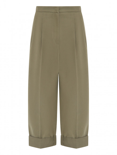 Укороченные брюки с защипами Weekend Max Mara - Общий вид