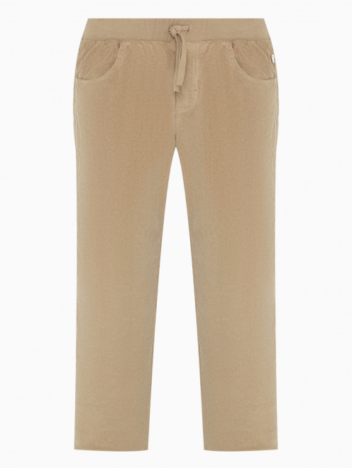 Вельветовые утепленнные брюки Il Gufo - Общий вид