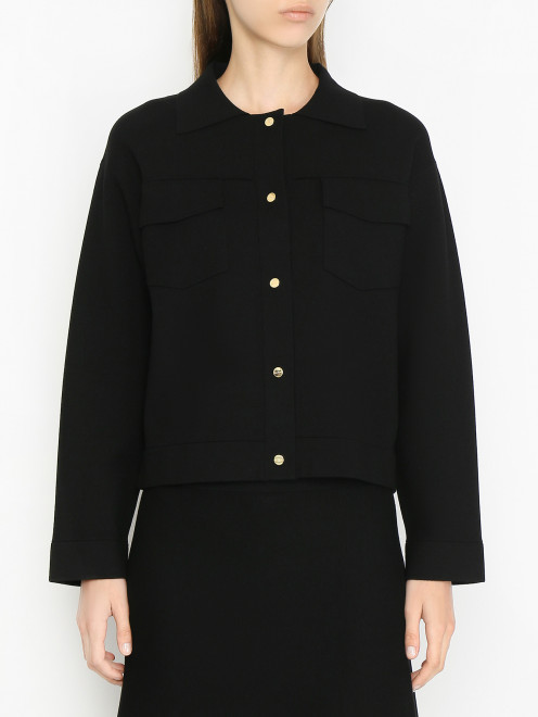 Кардиган с накладными карманами Max Mara - МодельВерхНиз