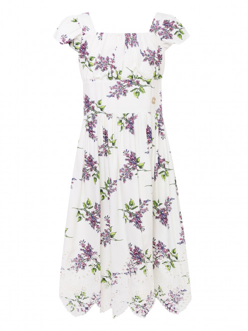 Платье с цветочным узором Elie Saab - Общий вид