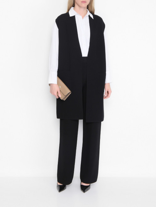 Брюки трикотажные прямого кроя Max Mara - МодельОбщийВид
