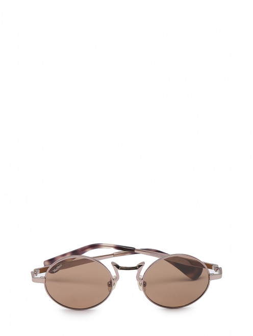 Очки солнцезащитные в металлической оправе Max Mara - Общий вид