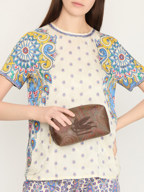 Косметичка с логотипом Etro - МодельОбщийВид