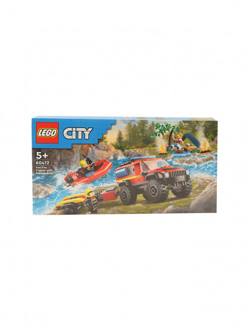 Машина-конструктор со спасательной лодкой Lego - Общий вид