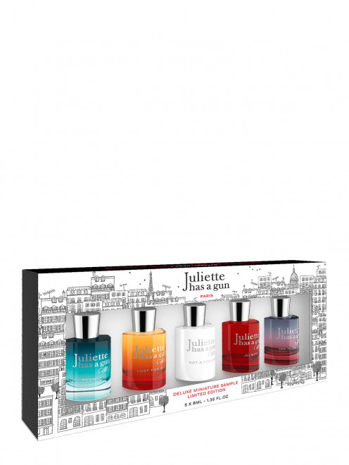 Набор миниатюр парфюмерной воды Deluxe Miniatures Collection, 5*8 мл Juliette Has a Gun - Общий вид
