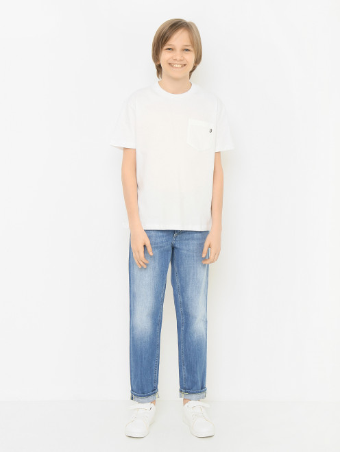 Прямые джинсы с подворотами Dondup - МодельОбщийВид
