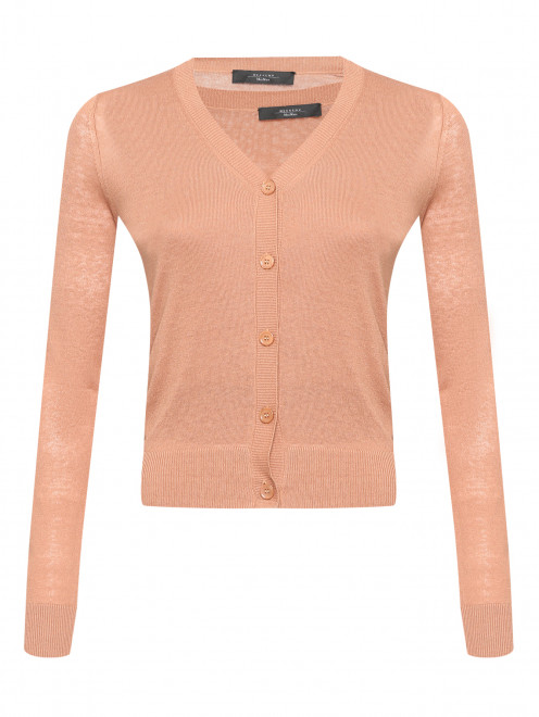 Комплект из трикотажного топа и кардигана Weekend Max Mara - Общий вид