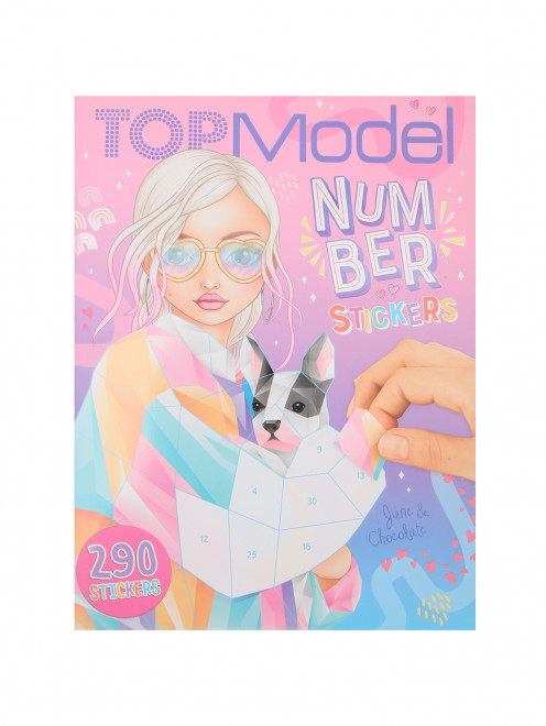 Альбом с наклейками по номерам - topmodel Top Model - Общий вид