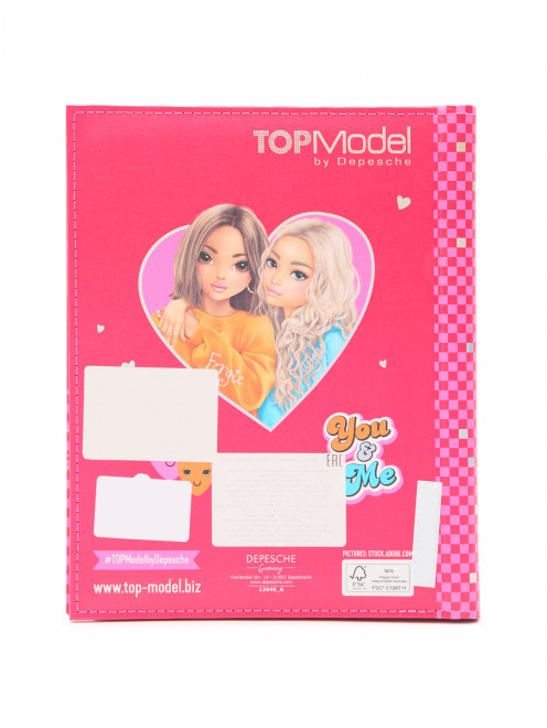 Альбом depesche книга лучших подруг топ-модели Top Model - Обтравка1