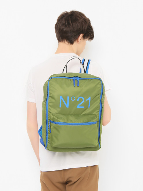 Рюкзак с контрастной молнией N21 - МодельВерхНиз