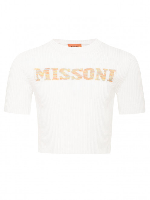 Трикотажная футболка с логотипом Missoni - Общий вид