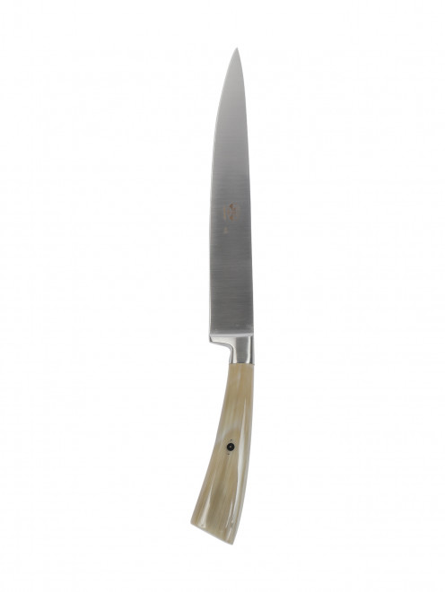 Нож разделочный с деревянной подставкой Coltellerie Berti - Обтравка1