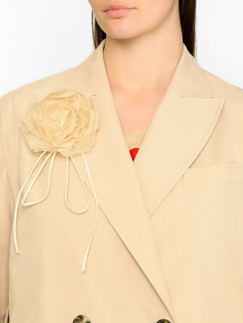 Брошь-цветок из шелка Max Mara - МодельОбщийВид