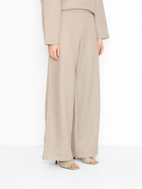 Широкие трикотажные брюки Max Mara - МодельВерхНиз