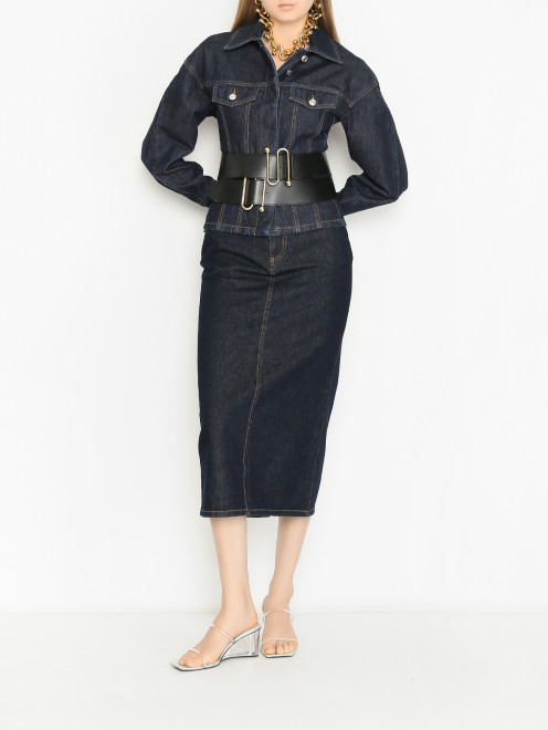 Приталенная джинсовая куртка Sportmax - МодельОбщийВид