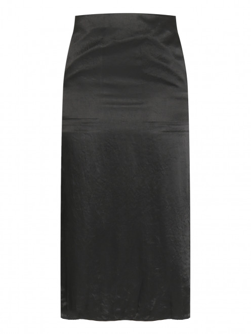 Атласная юбка из жатой ткани Sportmax - Общий вид