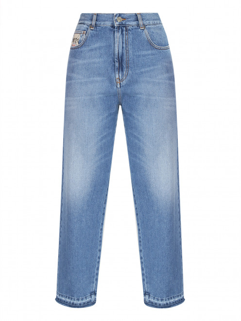 Прямые джинсы с бахромой N21 - Общий вид