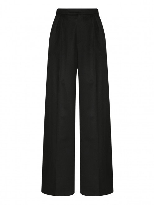Широкие брюки из шерсти с защипами Max Mara - Общий вид
