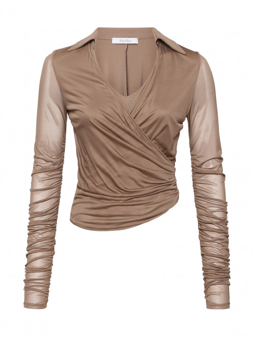Блузка с драпировкой Max Mara - Общий вид