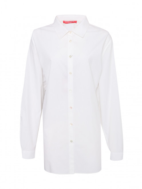 Рубашка из хлопка с вышивкой Marina Rinaldi - Общий вид
